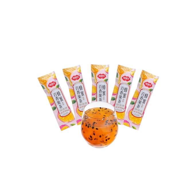 福事多 蜂蜜百香果茶小包装便携果酱茶冲水饮品35g*5包