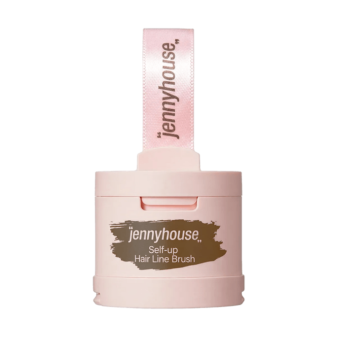 Self-Up Hair Line Brush Hairline Coverage & Fill-In Portable Easy Color #01 Natural Brown 0.14 oz