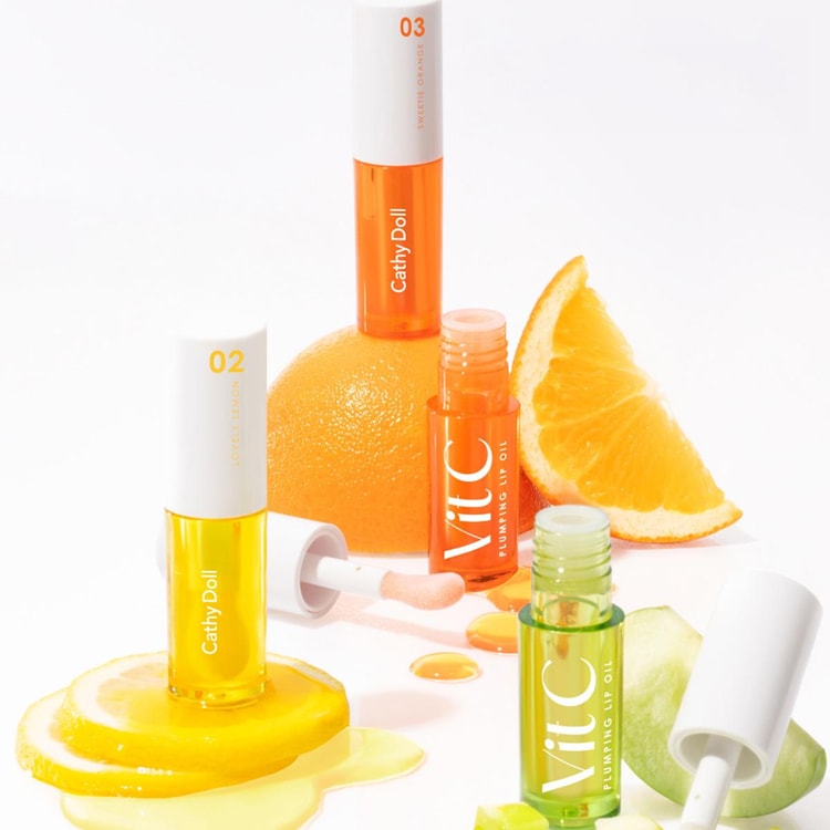 vitamin c lip oil Make Over 22 GE06 Grow On You butyl hydroxyhydrocin Cathy Doll Vit C Plumping