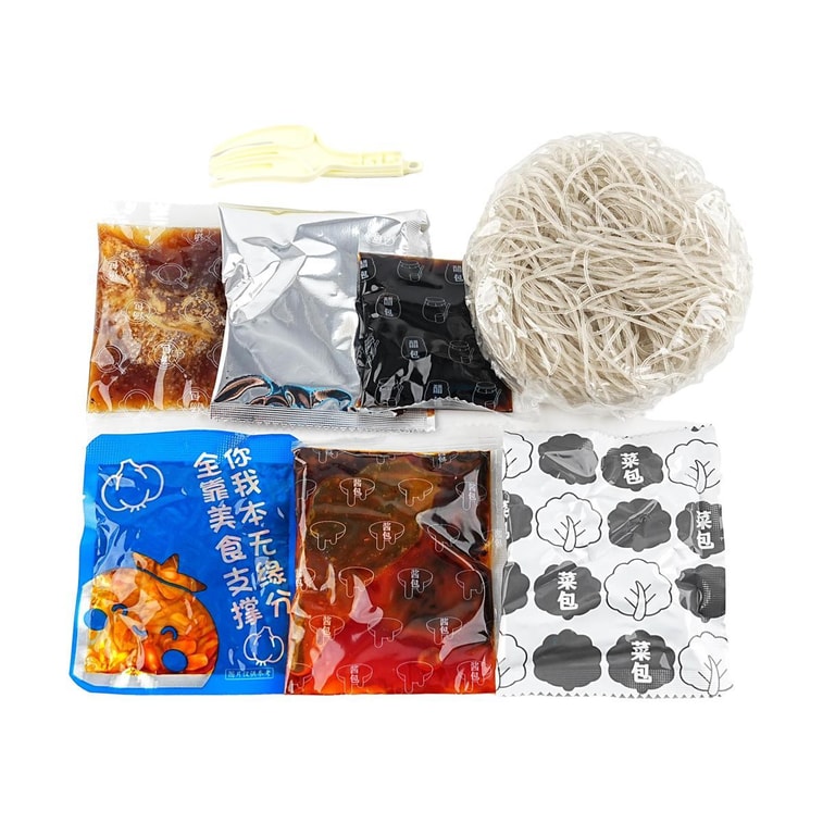 麻六记 酸辣粉冲泡速食干粉 海外版 165g【速食天花板】 8