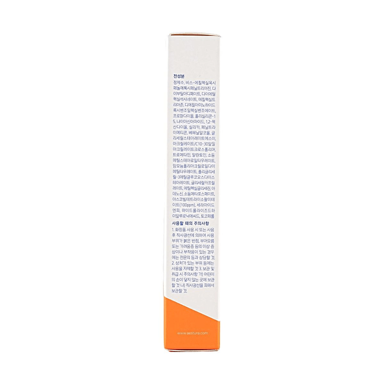 韩国AESTURA爱丝特兰 DERMA UV365 维C焕亮防晒霜 SPF50+ PA++++ 40ml【淡斑修护·敏感肌适用】 6
