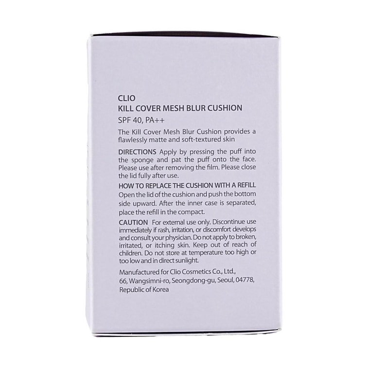 Kill Cover Mesh Blur Essential Cushion Fundation, SPF40 / PA++, with Refill, #21N Linen【An Yujin's Pick】 20