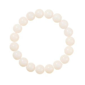 Qingxiangtai White Jade Bodhi Bracelet Pure Natural Bodhi 10mm Round Bead Style 1 String