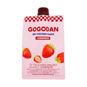 다이어트 단백질 쉐이크 딸기 우유맛 1.76온스【무설탕 저지방 고단백 식사대용】