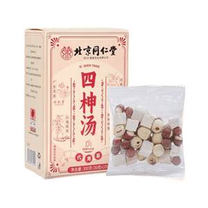 【中国直邮】 北京同仁堂 四神汤 莲子芡实山药茯苓养生茶300g/盒