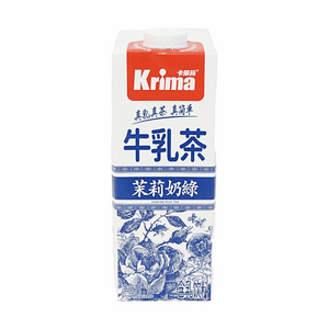 卡丽玛 茉莉奶绿牛乳茶 1L 【真乳真茶】【奶香浓郁】
