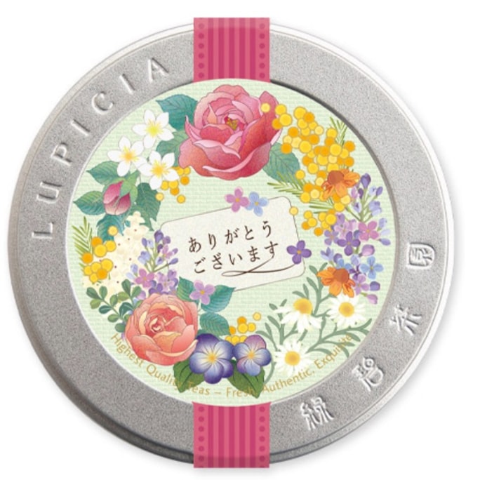 日本 lupicia 花开月正圆 桂花红茶 感谢致谢包装 罐装 50g
