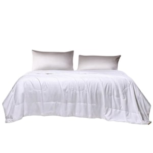 Silk Duvet, Student Dorm Duvet, Duvet Insert, Air-Conditioning Duvet, Summer Duvet [100% Mulberry Silk + Minimalist Jacquard Fabric] Elegant 203 X 229 Cm, 1 Set