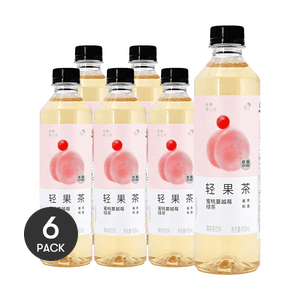 Peach Cranberry Green Tea Fruit Tea Beverage 15.22 fl oz *6【6 Packs】
