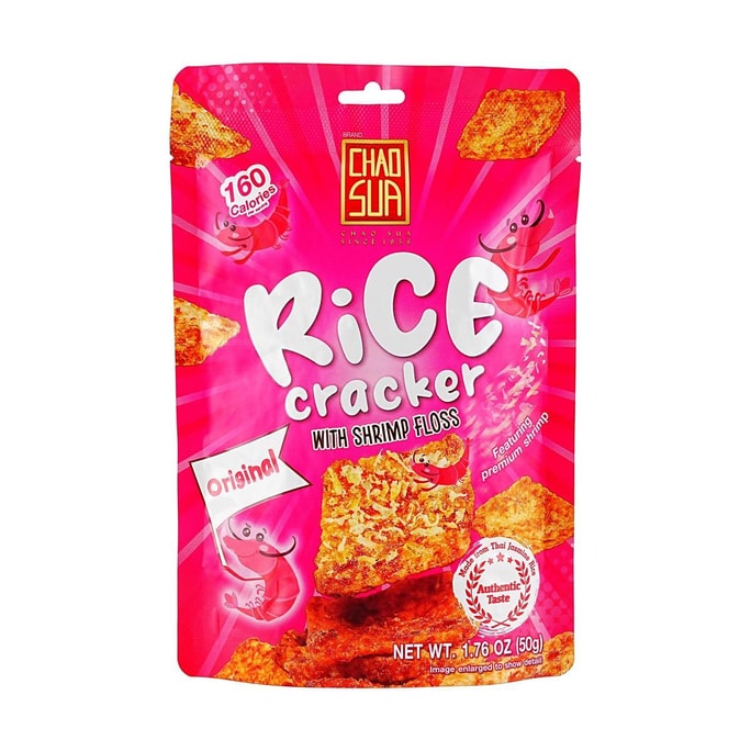 쌀과자 오리지널 새우맛 1.76oz【태국 711·빅C 인기상품】