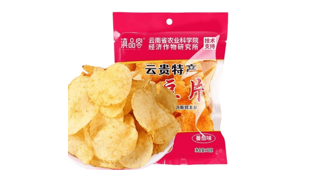 ポテト様 リクエスト 4点 まとめ商品 中国直送】雲南貴州特産トマト風味ポテトチップス 200g (50g x 4) 農業