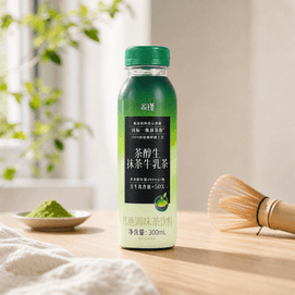 Tea-Infused Matcha  Latte Milk Tea, 10.15 fl oz【Made with Grade 1 Matcha Powder】【Rich in Tea Polyphenols】