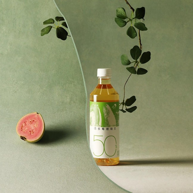 喜茶 芭乐莓琥珀兰 真实果汁茶饮料 450ml【低糖0脂】【浓郁芭乐莓果香&鲜爽茶香】