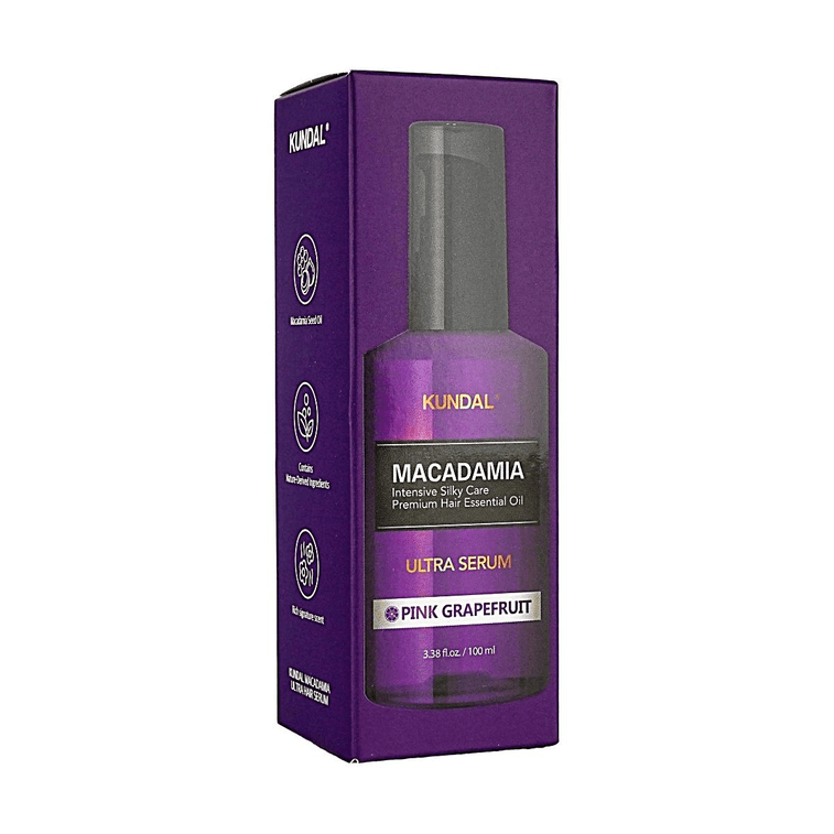 Pink Grapefruit Macadamia Hair Serum Smooth Repair Frizz 3.38 fl oz 4