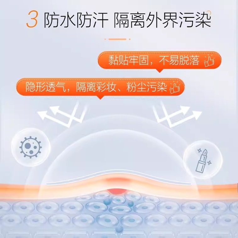 [중국 직배송] 피엔쯔황 여드름 패치, 여드름 치료 패치, 여드름 마스크형 드레싱, 여드름 제거 패치, 12개입 4