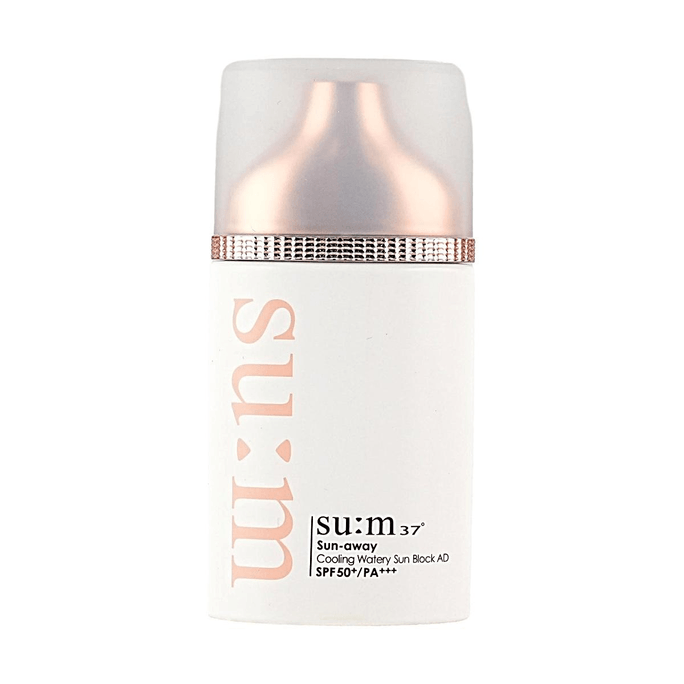 韩国SU:M37°苏秘 酷凉水感补水防晒乳 SPF50+ PA+++ 50ml 呼吸多效防晒霜 美白水润隔离