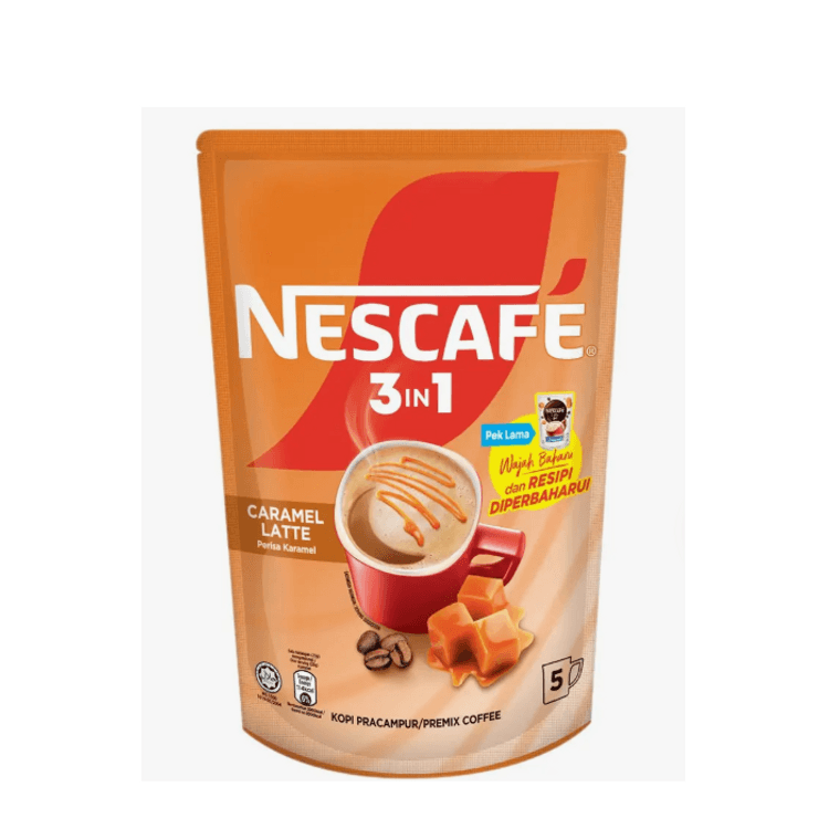NESCAFE 3 in 1 Caramel Latte 5pcs - Yami.com
