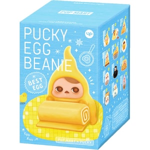 【中国直邮】 POP MART 泡泡玛特 PUCKY蛋蛋豆子系列手办盲盒潮流玩具摆件礼物 1个装【100%官方正品】