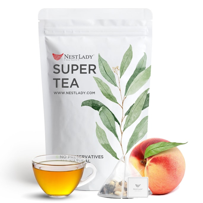 NESTLADY Peach Oolong Tea Refreshing Fruit Tea Tea bags 20 bags 70g【No sugar】