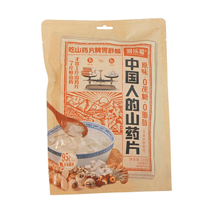 潮乐福 原味山药片 240g (40g x 6) 【0蔗糖】【0脂肪】【开水即冲】