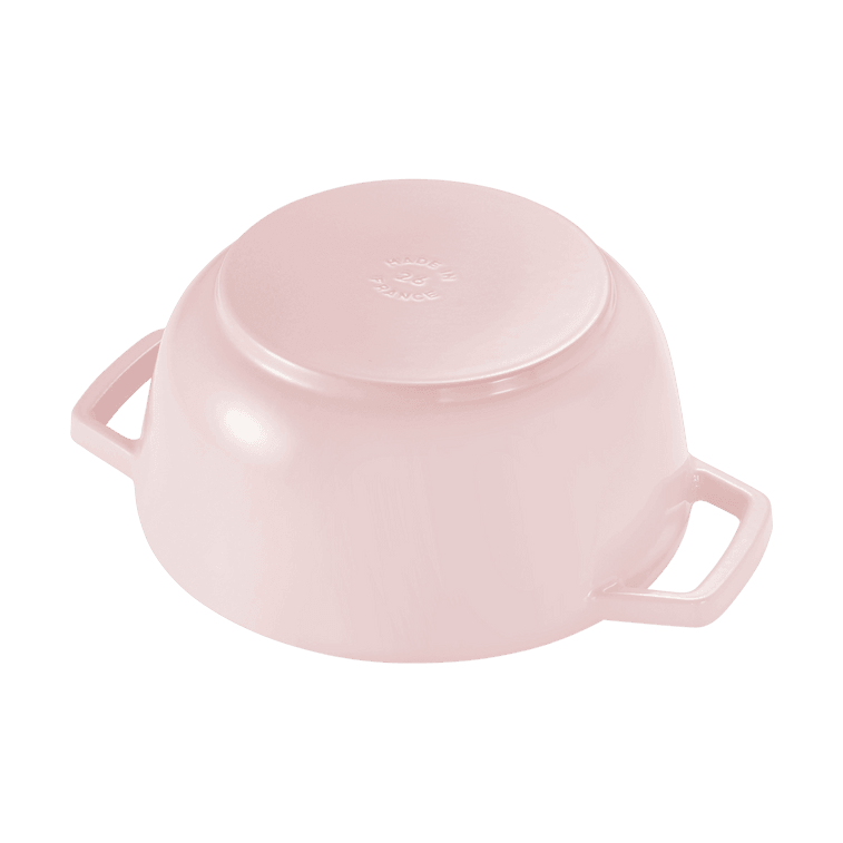 法国STAUB珐宝 铸铁锅 海鲜锅焖锅汤锅 多功能珐琅锅 4.73L 牡丹粉 5