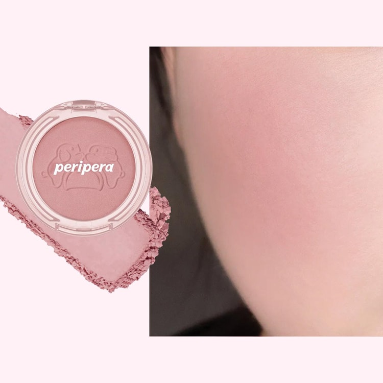Peripera ピュアブラッシュドサンシャインチーク、#24 モーブクリーム