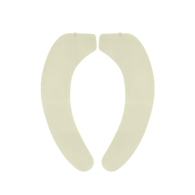 FaSoLa 홈 접착식 변기 시트 커버 라이트 그린(대형)/개입 욕실 변기 시트 커버 세탁 가능