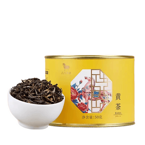 【中国直送】巴馬茶業黄茶、武夷紅茶、プレミアムグレード、個人消費に最適、1缶（50g）