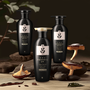 Anti-Hair Loss Revitalizing with Ginseng Extract for Normal & Dry Hair Shampoo 13.5 fl oz x 2 bottles + Conditioner 13.5