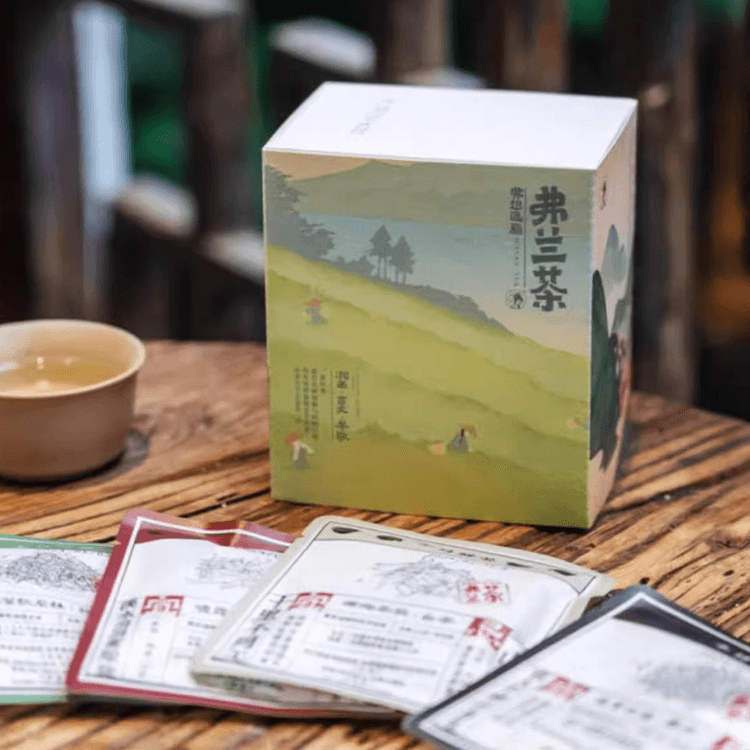 ChaYanYueSe Green Tea Black Tea White tea Dark Tea Bags, 0.61 oz