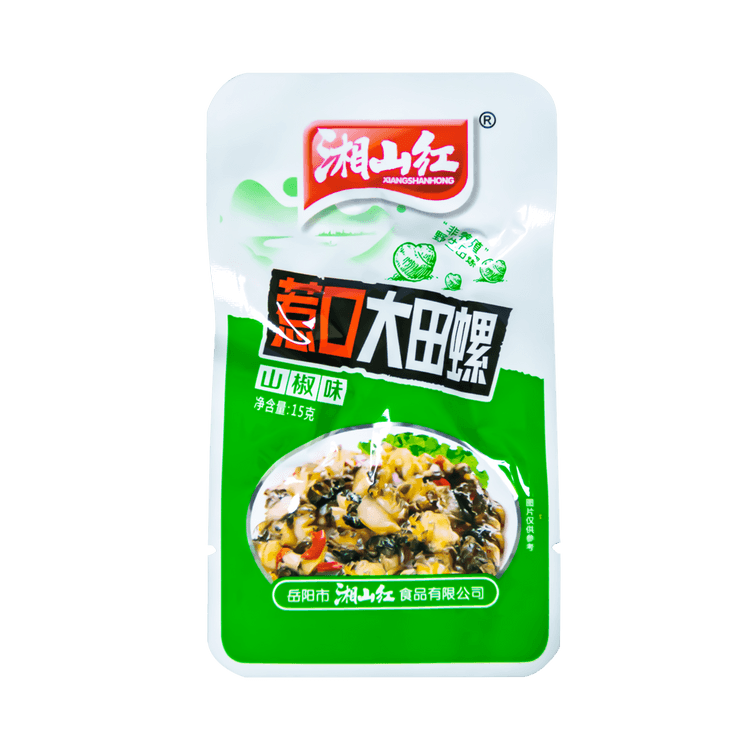 湘山红惹口大田螺山椒味15g 亚米