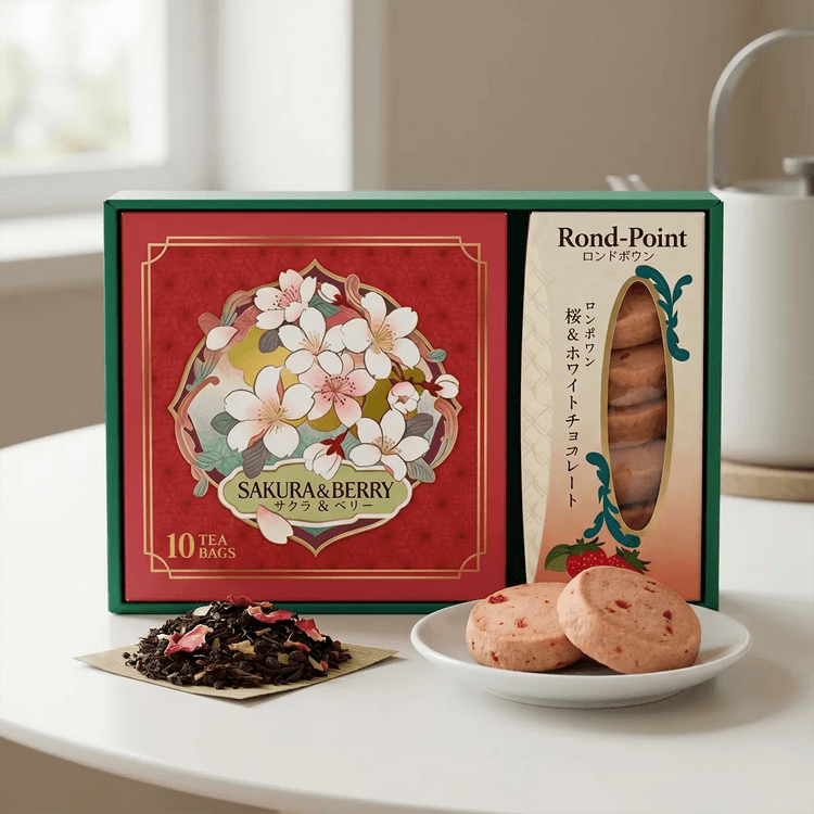 ルピシア 春限定桜＆ベリー紅茶ティーバッグ10個＋ストロベリー