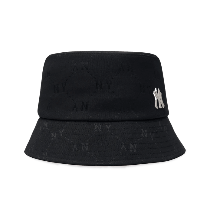 Unisex Dia Monogram Bucket Hat NY Yankees Black 57H