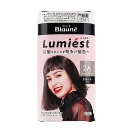 Blaune Lumiest Youthful Gray Coverage Hair Dye, #2A Cool Ash - Close to Natural Hair Color | for Black/White Hair