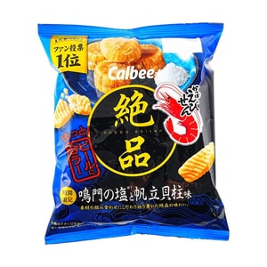 Calbee Shrimp Chips Naruto Salt & Hotate Scallop Flavor 2.12 oz