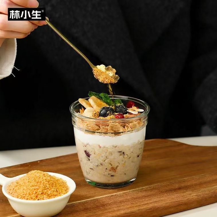 【중국 직배송】 린샤오성 유기농 숙성 황금 아마씨 가루 고단백 식이섬유 파우더 식사 대용 파우더 250g*1개 4
