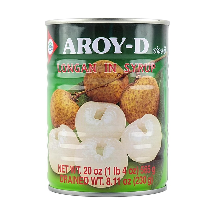 泰国AROY-D安来利 糖水龙眼罐头 565g【水果捞奶茶配料】