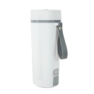 【中国直送】Qintaitai 電気ケトル 小型ポータブル電気ウォーターボトル 旅行や車用 US規格 ホワイト 1個