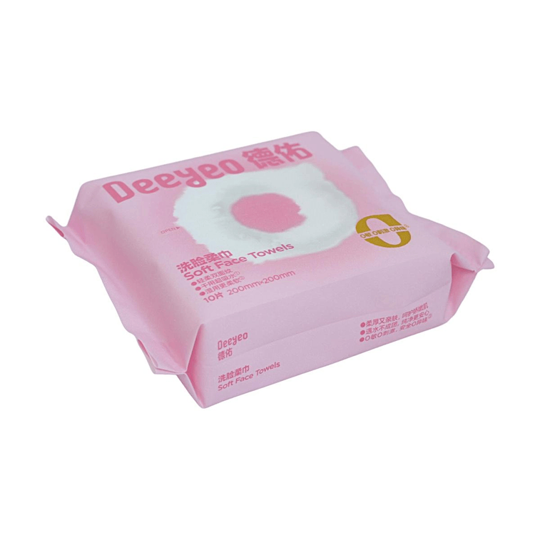 Serviettes douces pour le visage 1.0oz 【Utilisation sèche et humide】【Zéro irritation】【Texture épaisse double face】 4