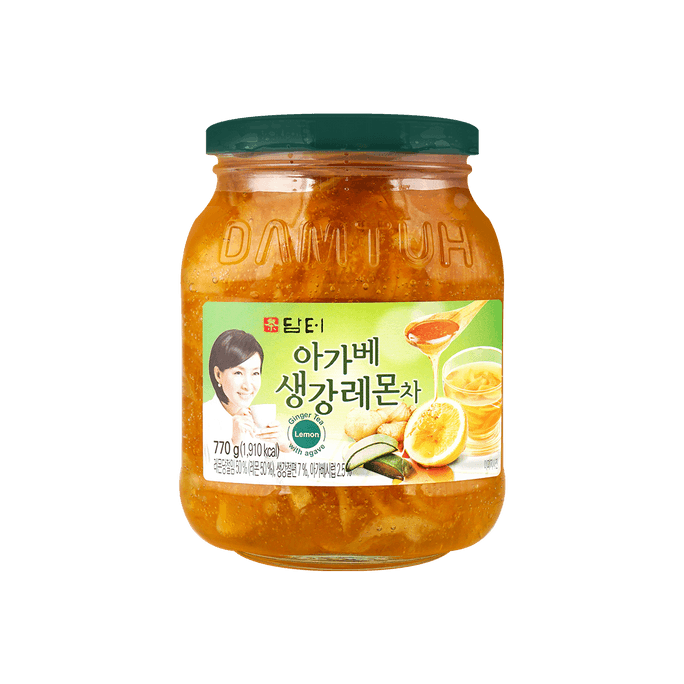 韩国DAMTUH丹特 龙舌兰生姜柠檬茶 冲饮 770g