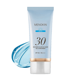 30 Seconds Glow & Clear Gel Sunscreen,SPF50+ PA++++, Moist, 1.69 fl. oz. 