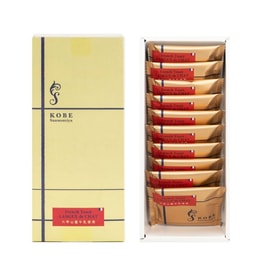 日本 Konditorei Kobe 神户三宫法式白巧克力夹心饼干 10枚装