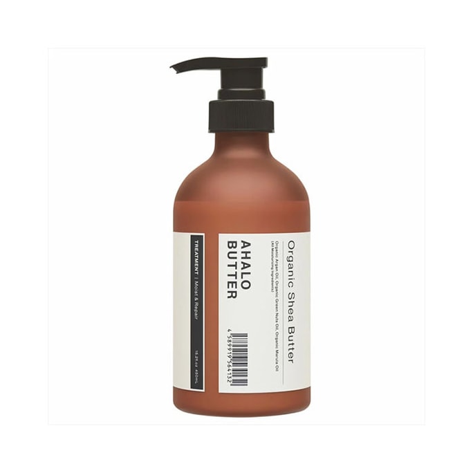 【日本直邮】AHALO BUTTER 修复锁水保湿护发素450ml
