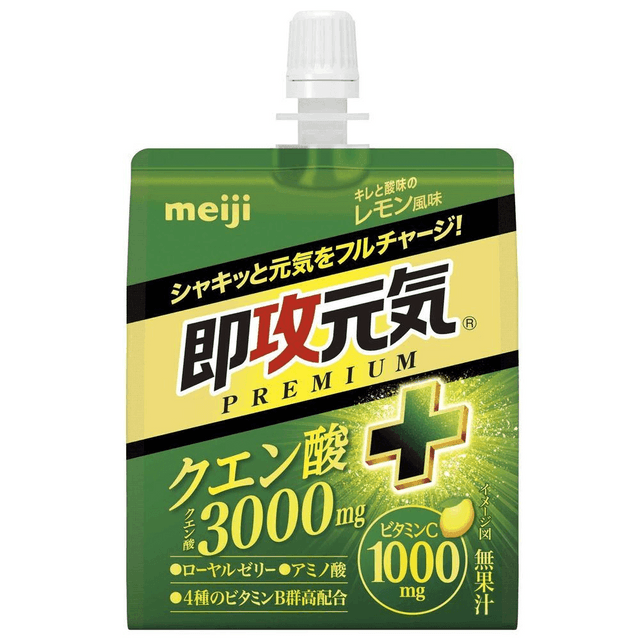Sokko Genki Jelly [180g pouch, lemon flavor with citric acid and