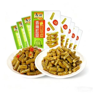[Super Crispy And Addictive, Great With Rice] Spicy Cowpea, Pickled Long Beans, Green Beans 30g*3 packs 90g, Pickles, Salted Vegetables, Side Dish, Zha Cai [The Best-tasting One Online]