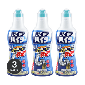  Gel Drain Clog Remover and Cleaner for Shower or Sink Drains 17oz*3【Value Pack】