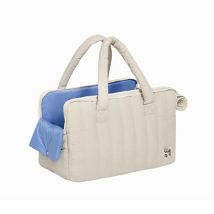 韩国LAUGHING CHARLIE 宠物便携包 狗狗外出手提包 8厚垫子 象牙色 440*200*300mm