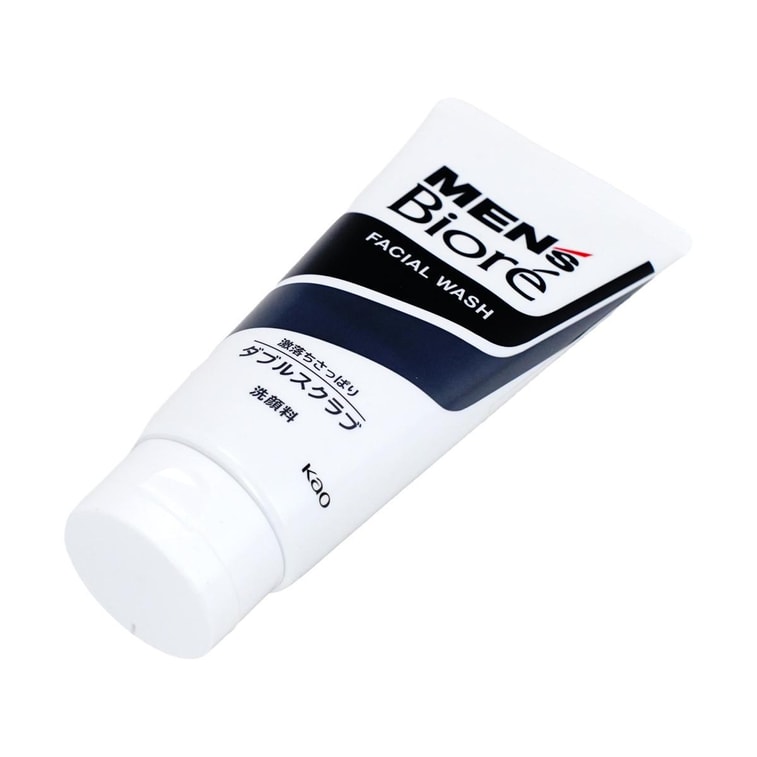 KAO Biore Nettoyant Visage Double Gommage Homme 4,5oz Nettoyage Profond & Contrôle du Sébum 3