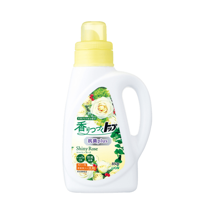 LION Fragrance Soft Antibacterial Plus Laundry Detergent Rose Aroma 850g