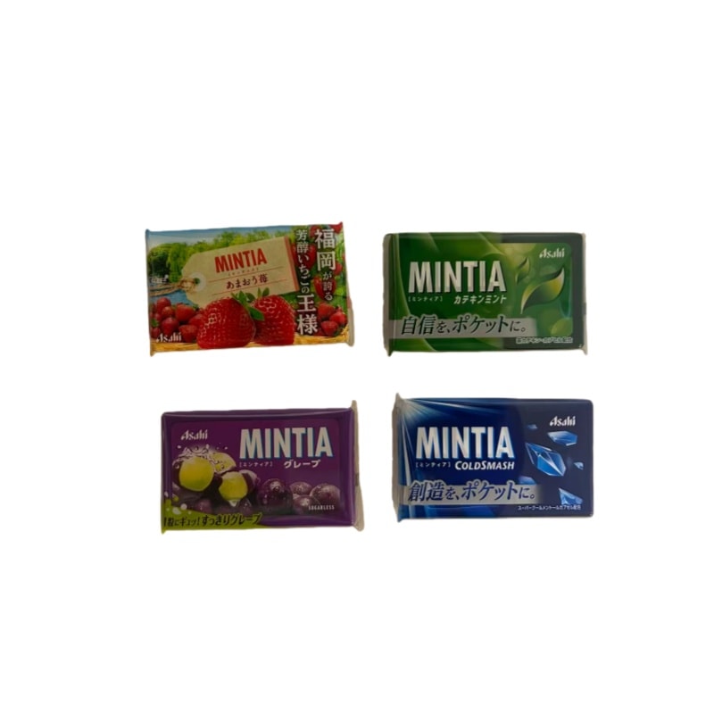 MINTIA Cooling Candy 4 Flavors Combo Pack 4 Boxes C